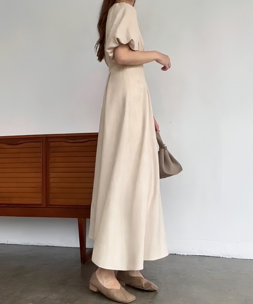 「FILLOU」 半袖ワンピース MEDIUM ブラック レディース_画像9