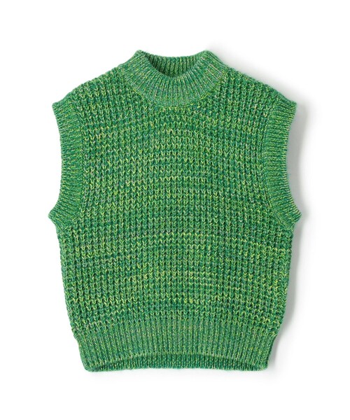 CABaN（キャバン） ニットベスト FREE グリーン レディース : ZOZOTOWN