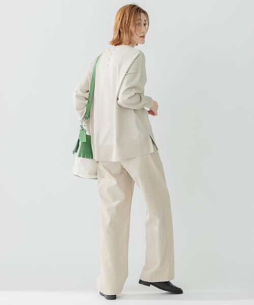 「23区」 長袖ニット 38 ブルー レディース_画像2