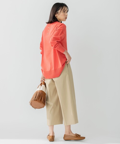 「23区」 長袖ニット 38 ブルー レディース_画像9