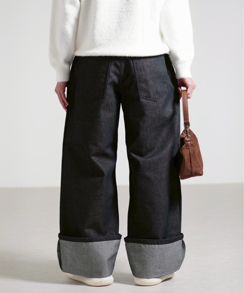 Chikashitsu+（チカシツプラス） ジーンズ 「Chikashitsu +」roll-up