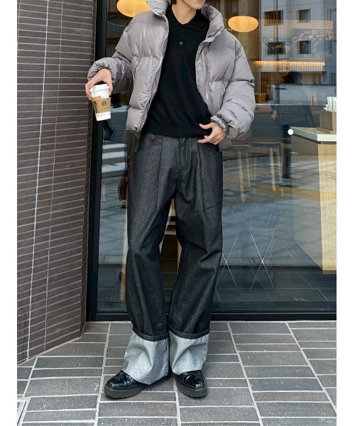 Chikashitsu+（チカシツプラス） ジーンズ 「Chikashitsu +」roll-up