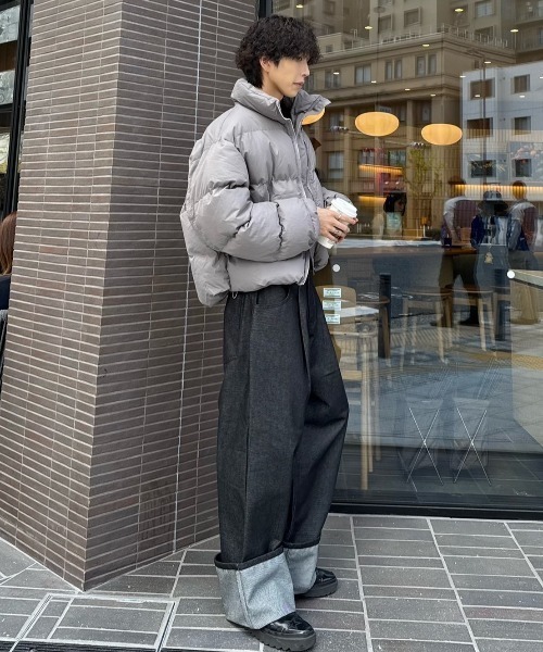 Chikashitsu+（チカシツプラス） ワイドパンツ ジーンズ 「Chikashitsu