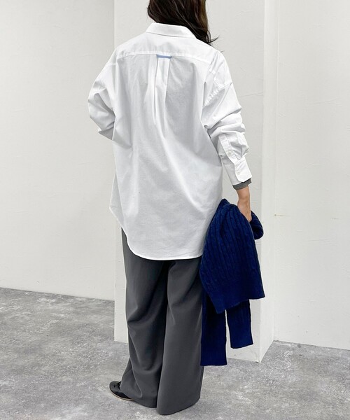 「fredy emue」 長袖シャツ 38 ブルー系その他 レディース_画像5