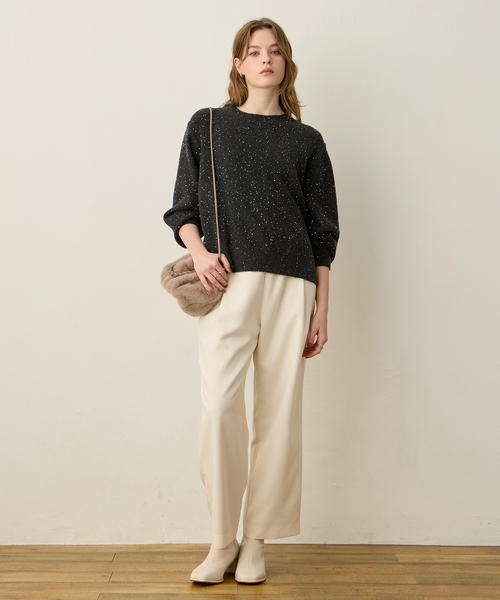 LE SOUK HOLIDAY（ルスークホリデー） ニット セーター スパンコール