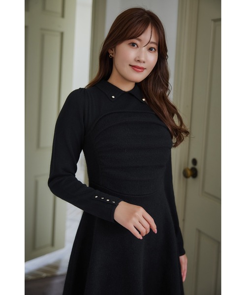 新品未使用タグ付きHer lip to ニットワンピース　Mサイズ Her lip to ニットワンピース M ブラック レディース : ZOZOTOWN Yahoo