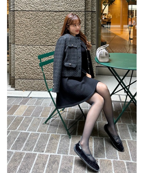 Her lip to ニットワンピース M ブラック レディース : ZOZOTOWN Yahoo