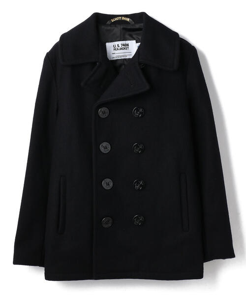 Schott N.Y.C（ショット） 「schott」 ピーコート 34 ネイビー メンズ