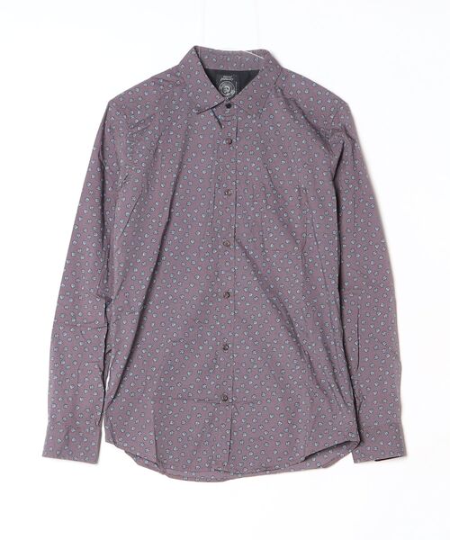 「DIESEL」 ドット柄長袖シャツ S パープル メンズ