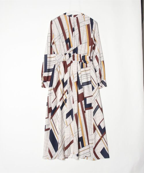 「PINKY&DIANNE」 長袖ワンピース 38 ベージュ レディース_画像2