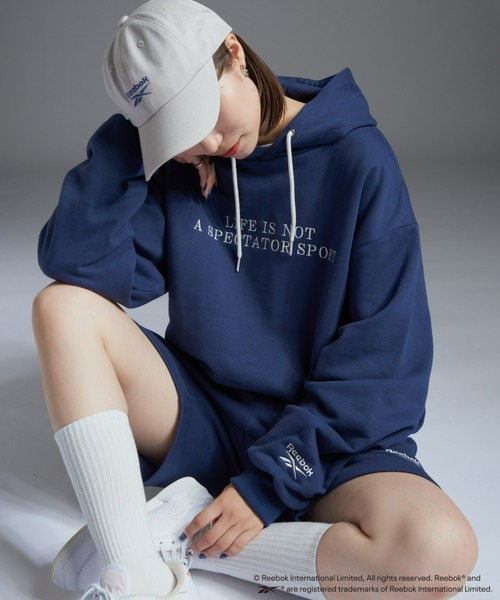 Reebok（リーボック） プルオーバーパーカー MEDIUM ネイビー