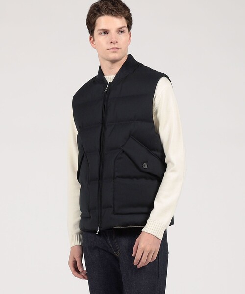 TOMORROWLAND（トゥモローランド） ダウンベスト S ブラウン メンズ