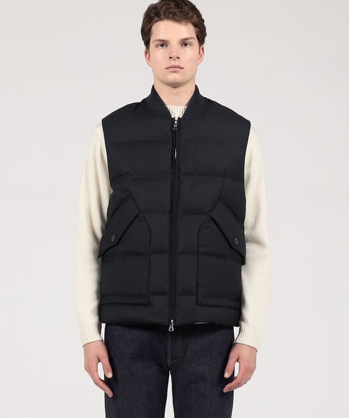 TOMORROWLAND（トゥモローランド） ダウンベスト S ブラウン メンズ