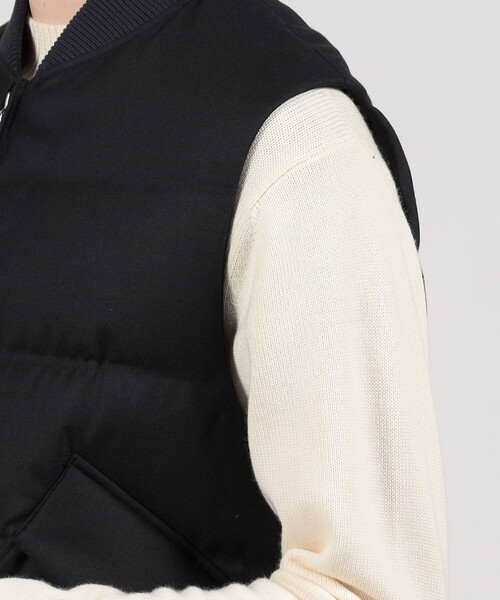 ★凛品★TOMORROWLAND ダウンベスト TOMORROWLAND（トゥモローランド） ダウンベスト S ブラウン メンズ