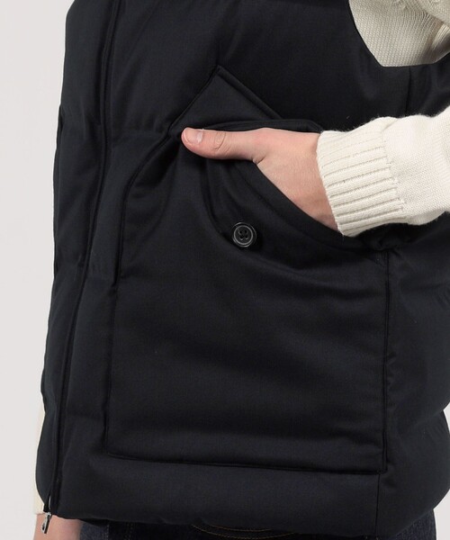 ★凛品★TOMORROWLAND ダウンベスト TOMORROWLAND（トゥモローランド） ダウンベスト S ブラウン メンズ