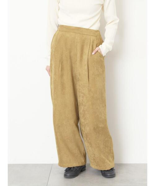 Samansa Mos2（サマンサモスモス） パンツ 「M/Lサイズ」裾絞りタック