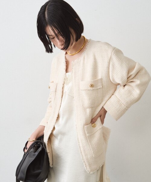 Loungedress（ラウンジドレス） ジャケット ノーカラージャケット