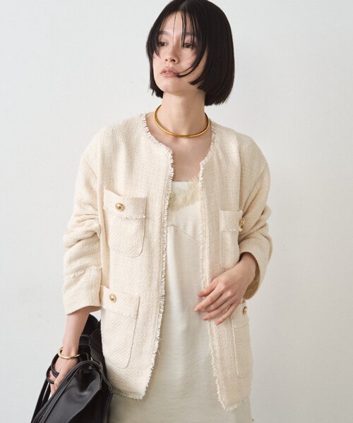 Loungedress（ラウンジドレス） ジャケット ノーカラージャケット