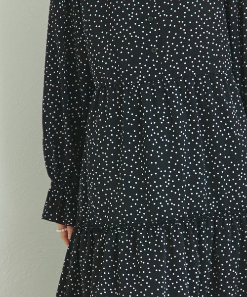 「pairmanon」 長袖ワンピース FREE ブラック系その他 レディース_画像3