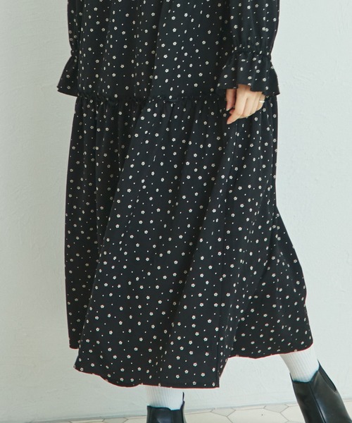 「pairmanon」 長袖ワンピース FREE ブラック系その他 レディース_画像6