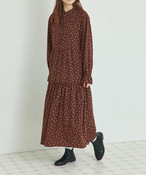 「pairmanon」 長袖ワンピース FREE ブラック系その他 レディース_画像9