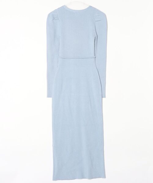 「RESEXXY」 ニットワンピース FREE ブルー レディース_画像2