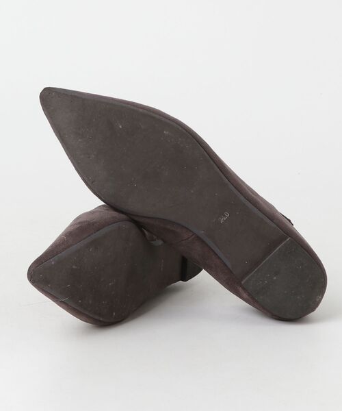 「green label relaxing」 フラットパンプス 24cm グレー レディース_画像3