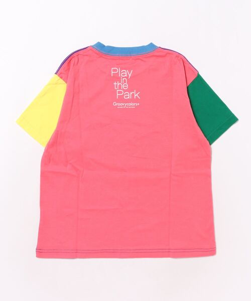 「GROOVY COLORS」 「KIDS」半袖Tシャツ 140 ピンク キッズ_画像3
