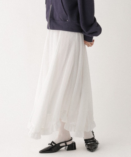 Heather（ヘザー） スカート アソート裾フリルロングスカート 658593