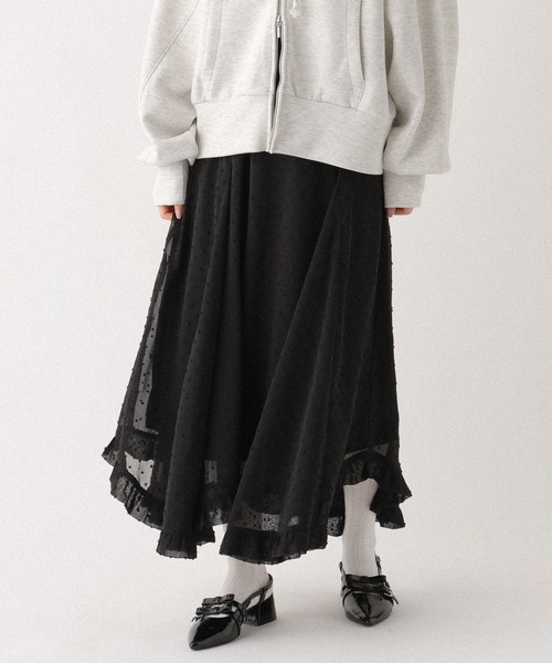 Heather（ヘザー） スカート アソート裾フリルロングスカート 658593
