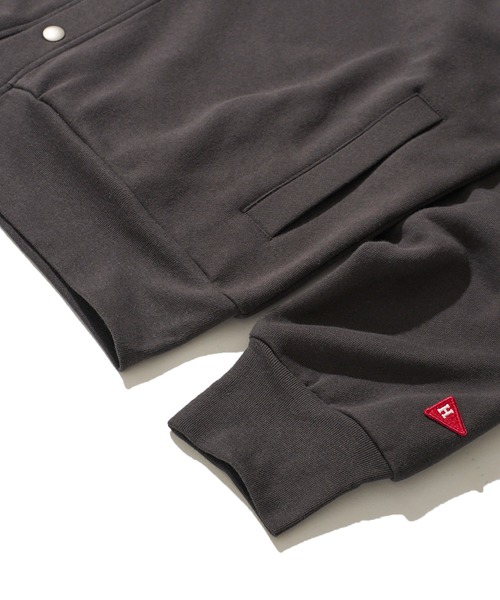 「Healthknit」 カーディガン LARGE チャコールグレー メンズ_画像5