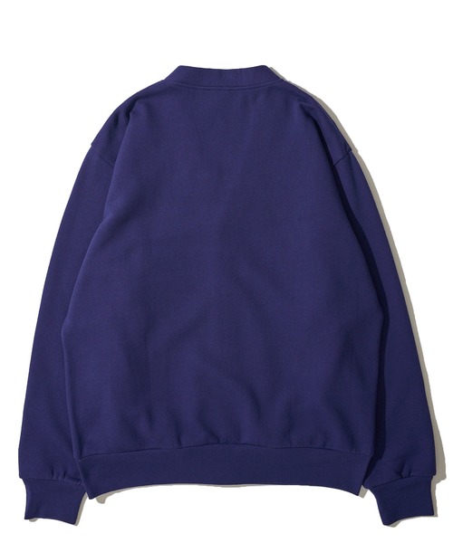 「Healthknit」 カーディガン LARGE チャコールグレー メンズ_画像7