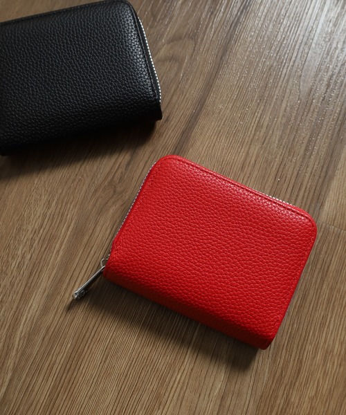 FUNALIVE（ファンアライブ） 財布 シュリンクレザー調 ジップミニ