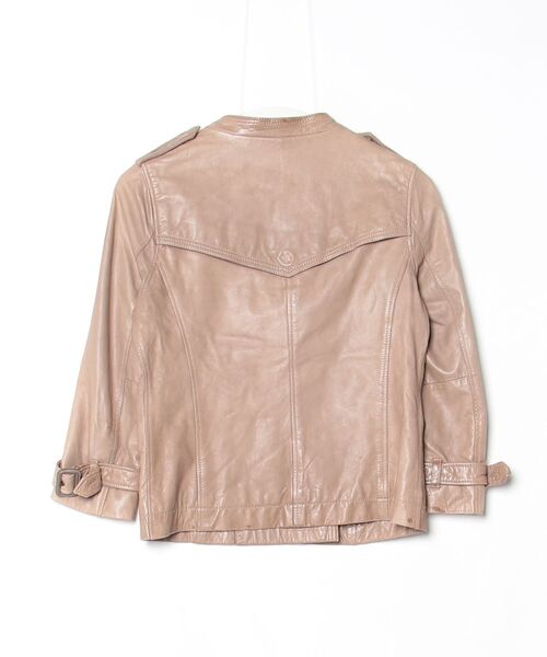 「BANNER BARRETT」 レザージャケット 38 ブラウン レディース_画像2