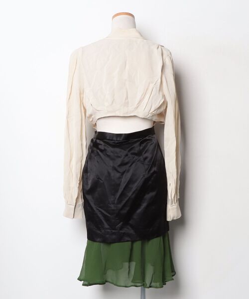 「TOGA PULLA」 ドッキングワンピース 1 ベージュ レディース_画像2