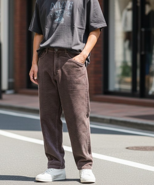 ネルデザインワークス　コーデュロイ パンツ　チャコール　M BANKS（バンクス） パンツ WOVEN / BANKS JOURNAL(バンクスジャーナル