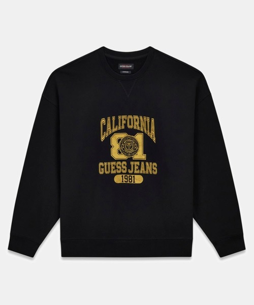 トレーナー スウェット GUESS JEANS Os Ringer Crewneck スウェット 
