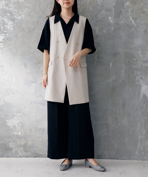 「HIMIKO」 フラットパンプス 24.0cm ブラック レディース_画像2