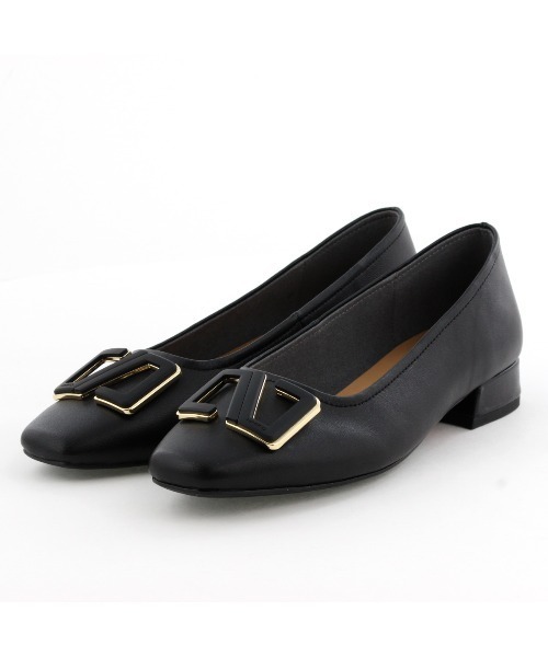 「HIMIKO」 フラットパンプス 24.0cm ブラック レディース_画像6