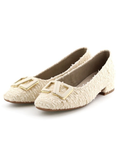 「HIMIKO」 フラットパンプス 24.0cm ブラック レディース_画像7