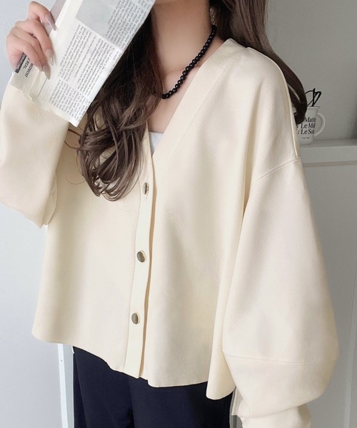 「classicalelf」 カーディガン X-LARGE アッシュブラウン レディース_画像7