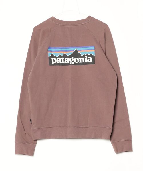 「patagonia」 ワンポイントスウェットカットソー S ブラウン レディース_画像2