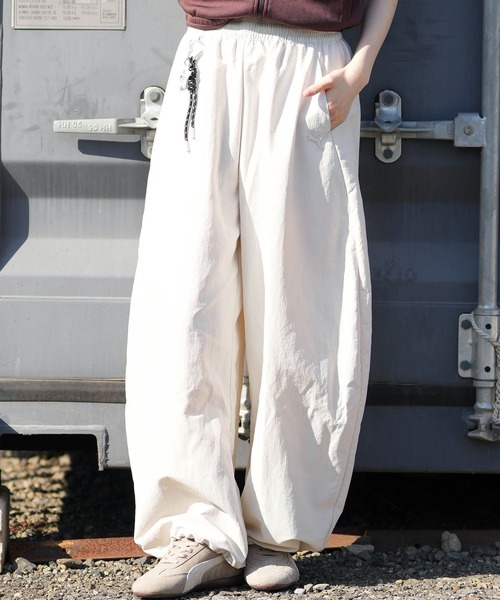 PUMA（プーマ） ワイドパンツ パンツ PPG WOVEN PANTS WIDE LEG W