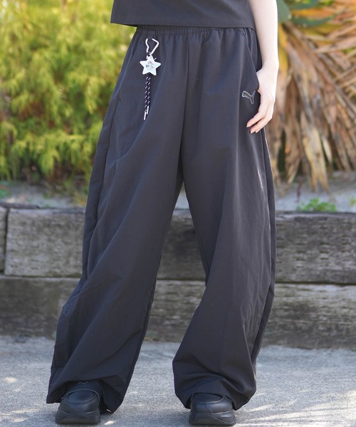 PUMA（プーマ） ワイドパンツ パンツ PPG WOVEN PANTS WIDE LEG W