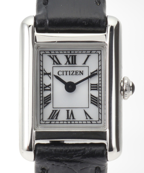 腕時計 CITIZEN Kii Classic Square EG2790-12A Silver レディースの画像