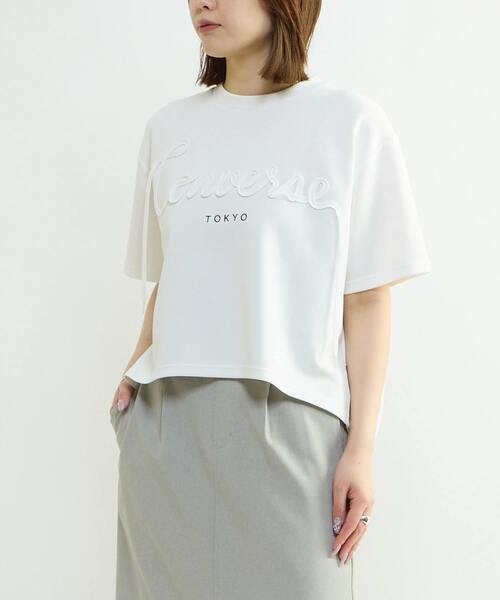 新品 CONVERSEtokyo SPINDLE LOGO TUCK SWEAT SPINDLE LOGO TUCK SWEAT｜CONVERSE TOKYO (コンバーストウキョウ