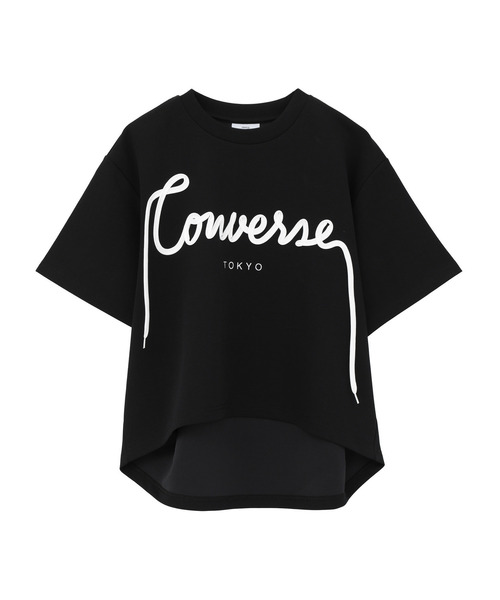 CONVERSE TOKYO tシャツ SPINDLE LOGO TUCK TEE レディース : ZOZOTOWN