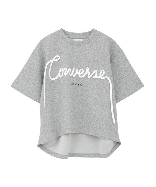 CONVERSE TOKYO tシャツ SPINDLE LOGO TUCK TEE レディース : ZOZOTOWN