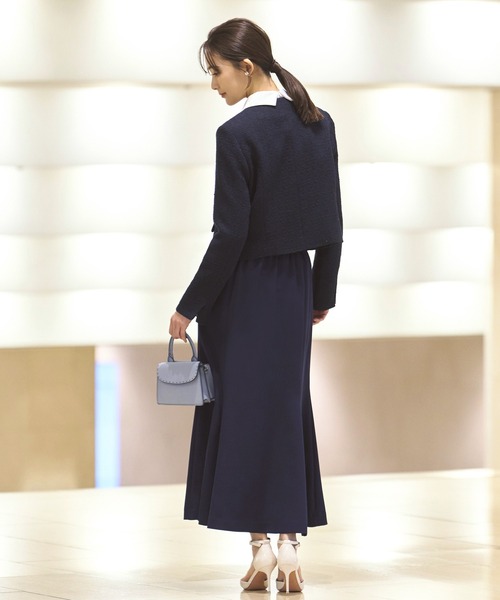 新品 未使用 RUIRUE BOUTIQUE フォーマル セット LL ネイビー RUIRUE BOUTIQUE（ルイルエブティック） セットアップ M ネイビー