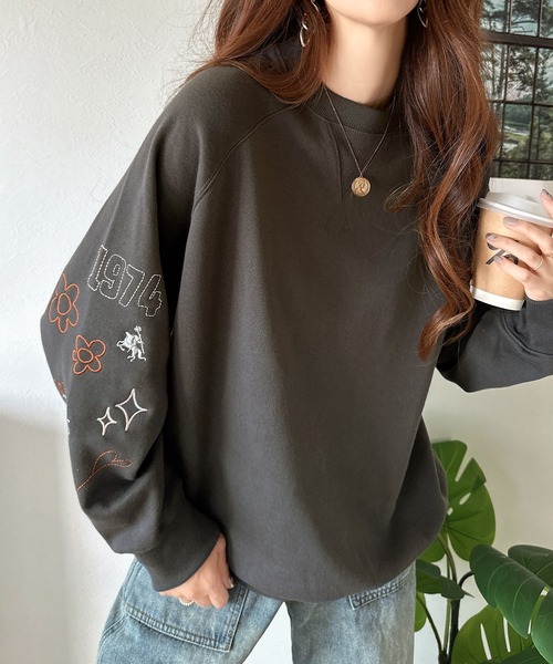 「classicalelf」 スウェットカットソー SMALL ベージュ レディース_画像5